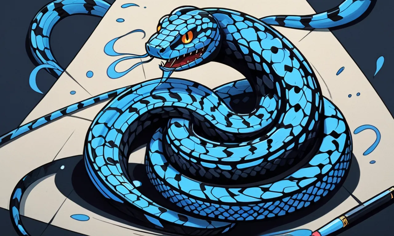 black blue snake dream meaning