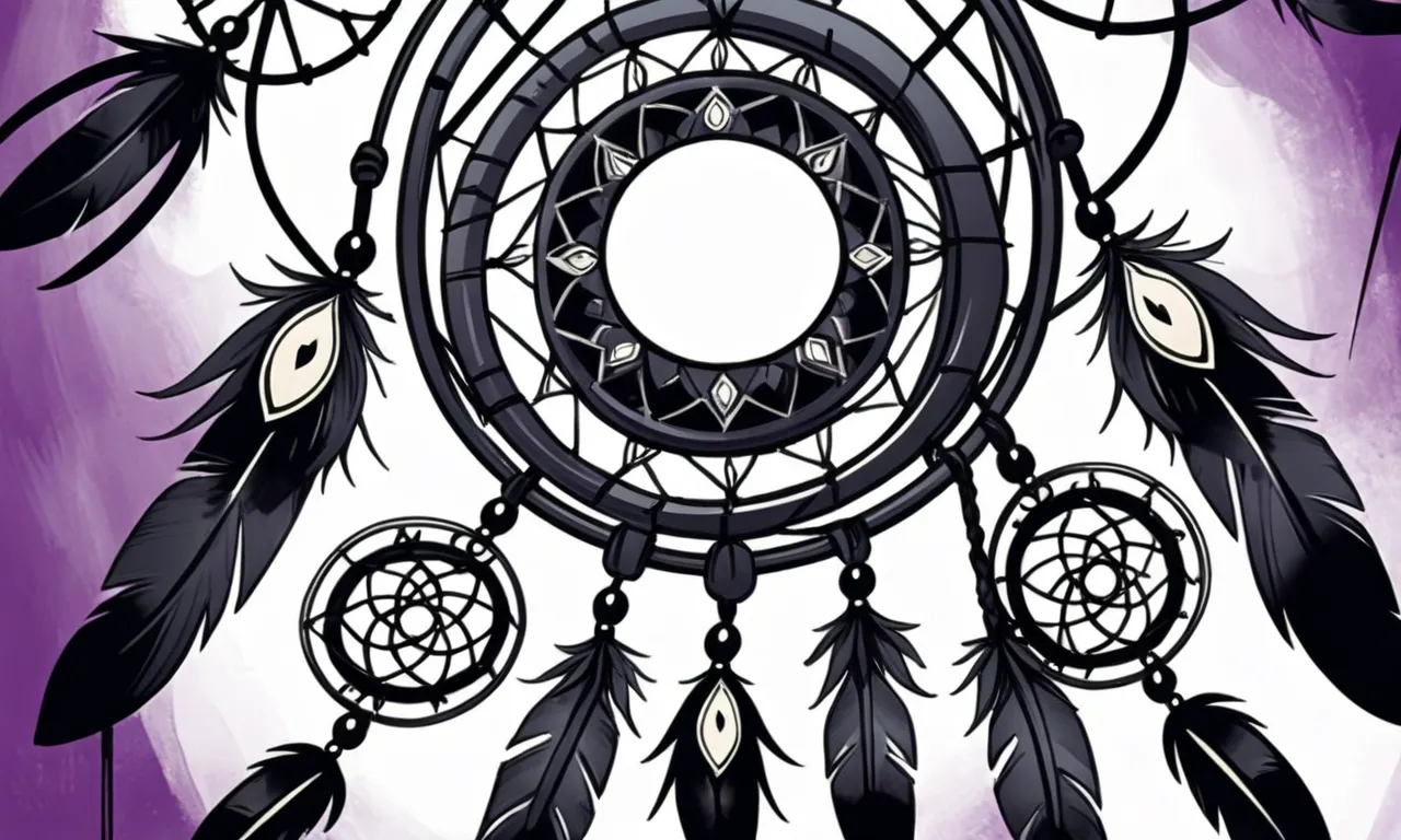 black dream catcher meaning