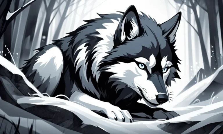 Black And White Wolf Dream Meaning