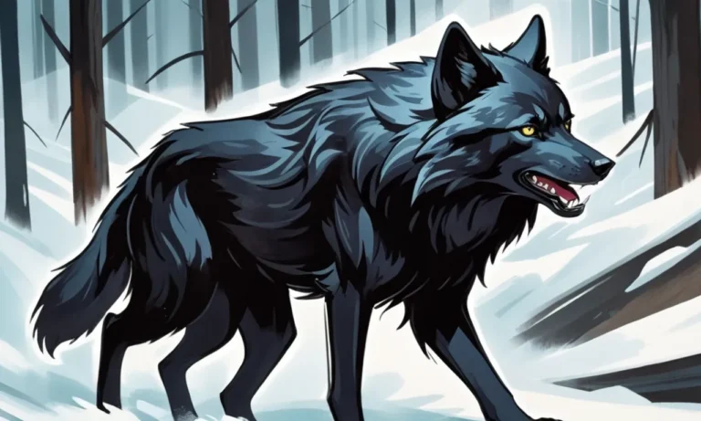 Black Wolf In My Dream Meaning