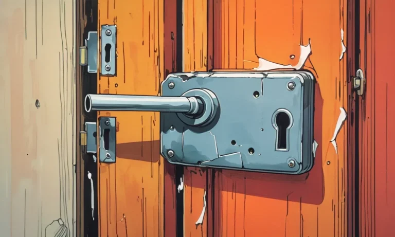 Broken Door Lock Dream Meaning