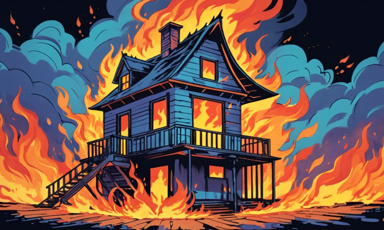 burning house dream meaning