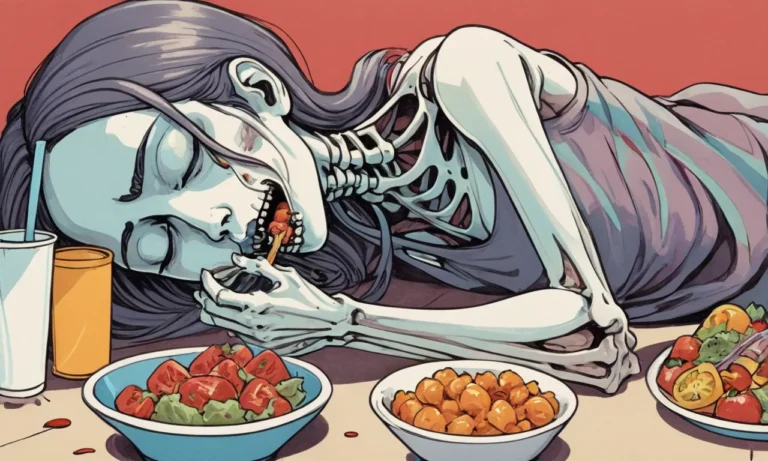 Dead Person Eating Food In Dream Meaning