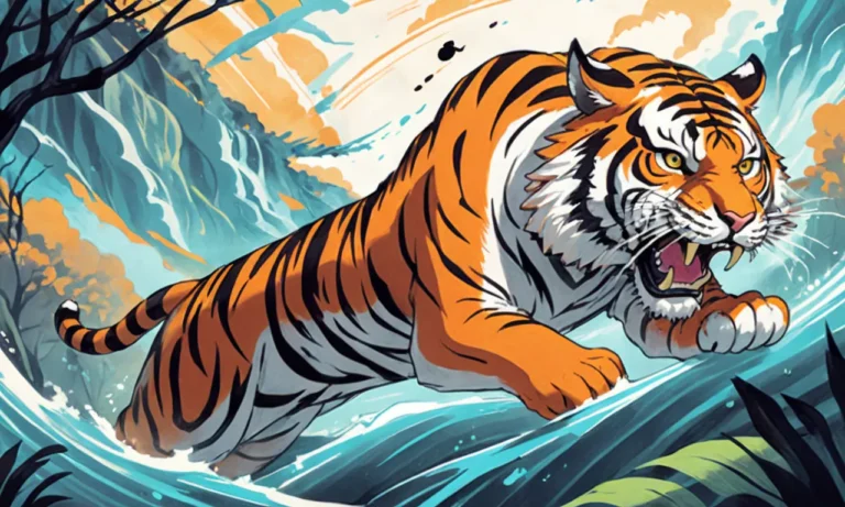 Escaping From Tiger In Dream Meaning