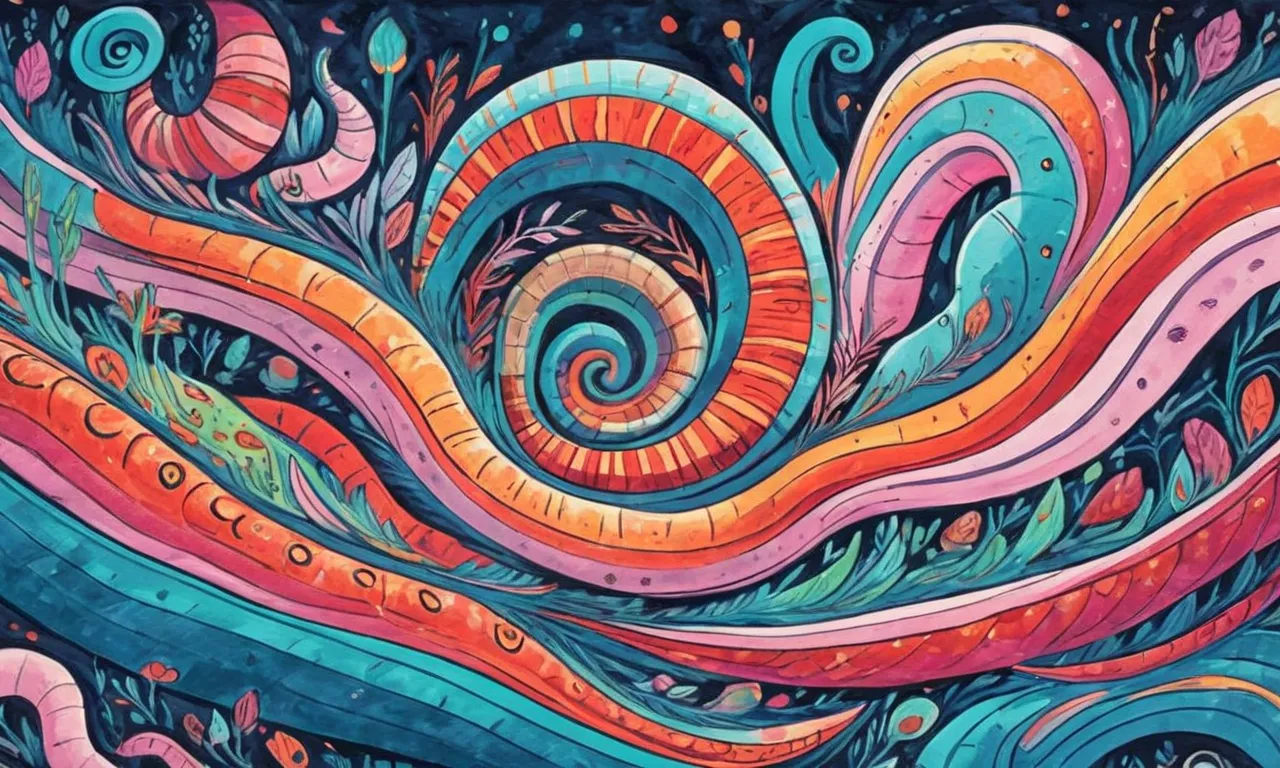 spiritual meaning worms dreams