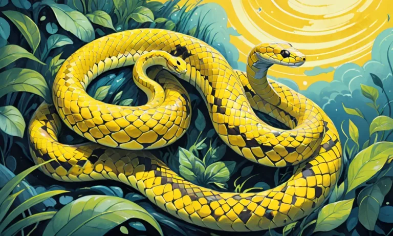 What Does A Yellow Snake Mean In A Dream?