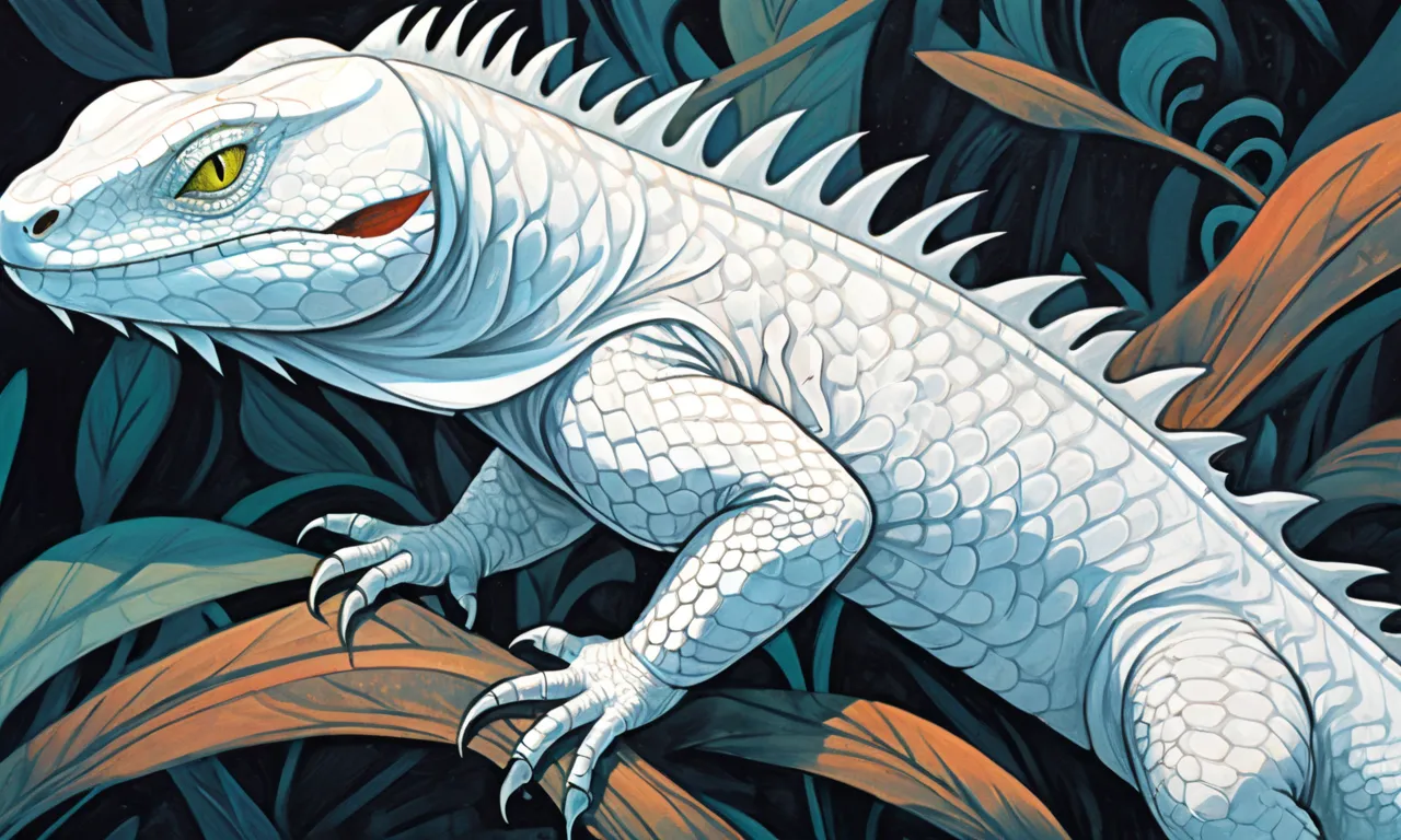 white lizard dream meaning