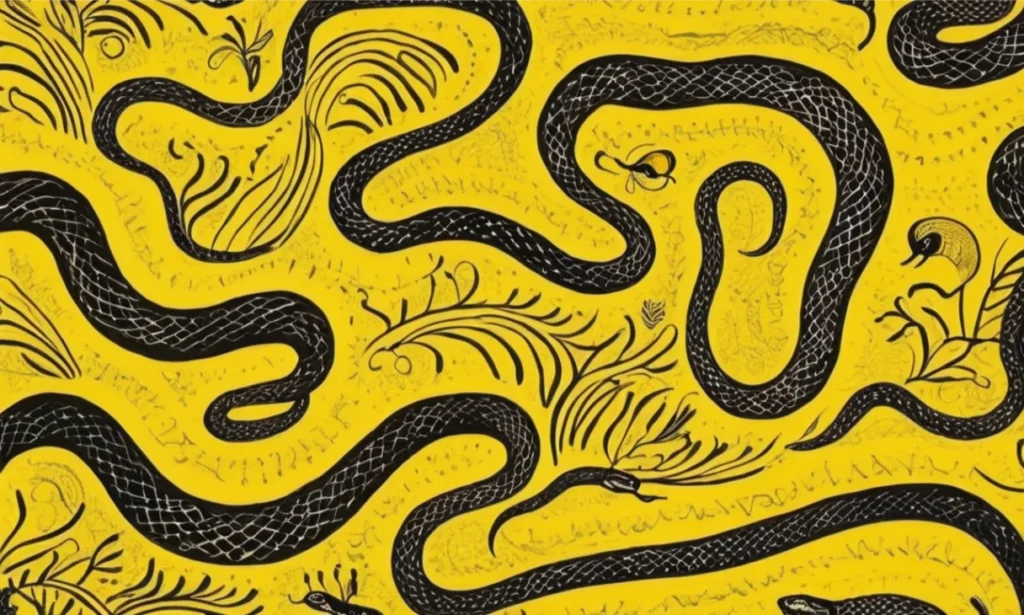 Common Yellow and Black Snake Dream Scenarios